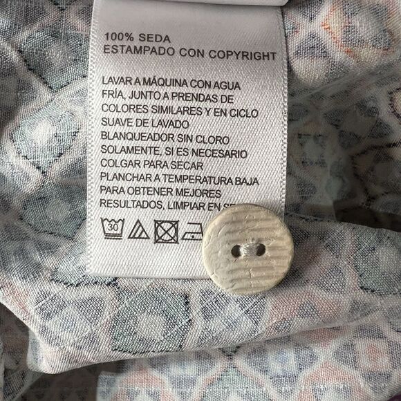 Tommy Bahama Men's Shirt Bodega Dune Tiles Colorful Beach Button‎ Size Large - Picture 15 of 16